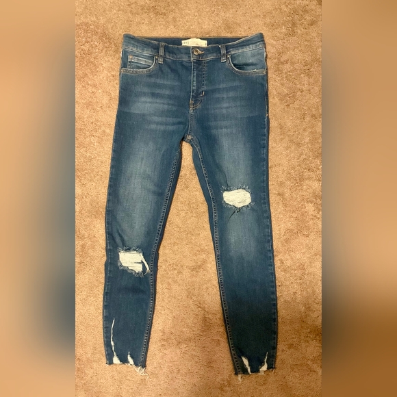 Free People "Shark Bite" Skinny Jeans (Nwot) - Picture 2 of 6